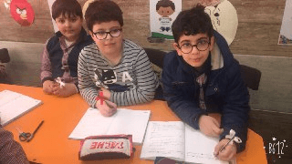 اولين نوشتن املا با خودكار در سوم الوند