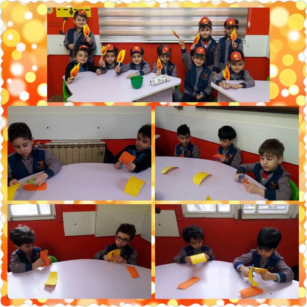 زنگ هنر،کاردستی آتشنشانان کوچک