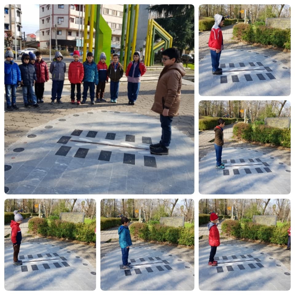 بازدید پایه دوم از ساعت آفتابی