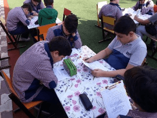 برگزاری آخرین آزمون ماهانه ی مهر ماه ششم دماوند در هوای مطبوع بهاری