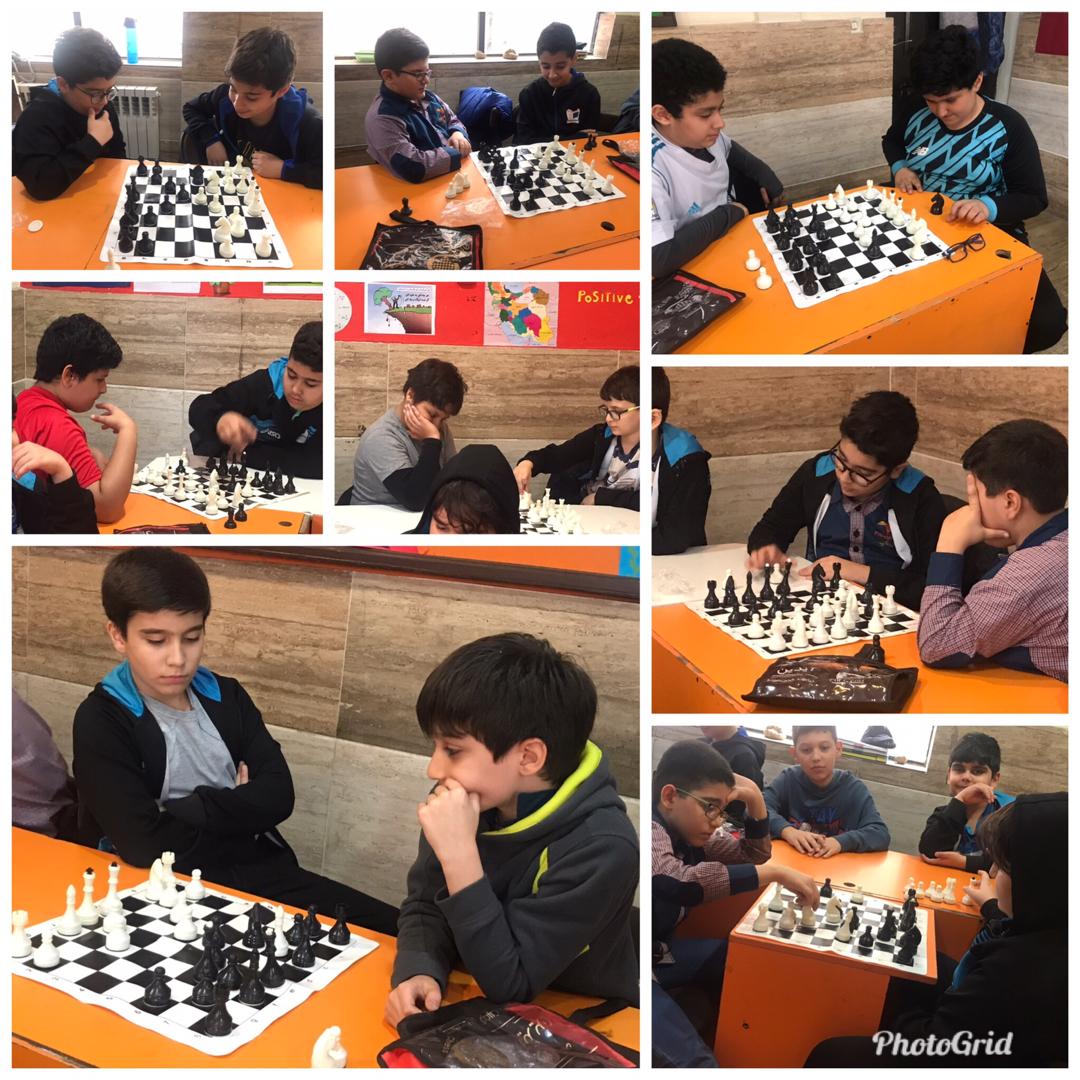 کلاس شطرنج ششم البرز:بازی تمرینی...